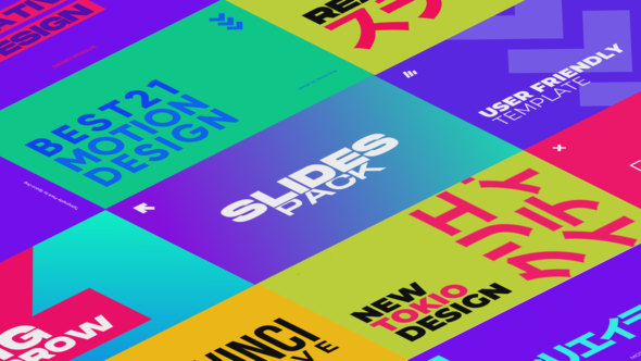 Videohive Colorful Slides | After Effects Titles template preview
