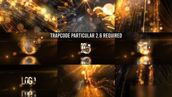 Videohive Glowing Particals Logo Reveal 36 : Golden Particals 12 Openers template preview