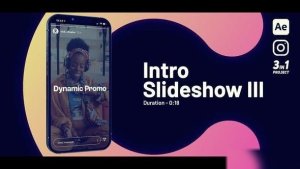 Videohive Intro Slideshow Vertical Openers template preview