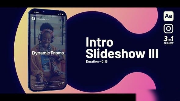 Videohive Intro Slideshow Vertical Openers template preview