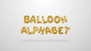 Videohive Balloons Alphabet Elements template preview
