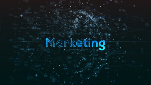 Videohive Marketing Network Earth Titles template preview