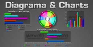 Diagrama & Charts Video Displays template preview