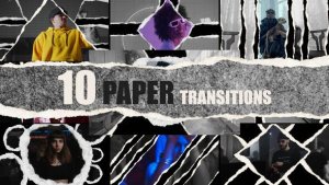 Videohive Paper Transitions V5 Elements template preview
