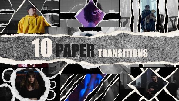 Videohive Paper Transitions V5 Elements template preview