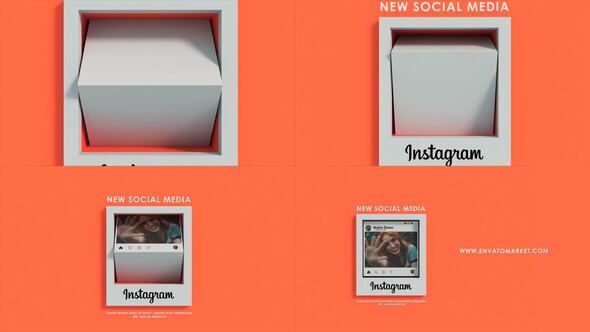 Videohive Insta Mockup Logo Logo Stings template preview