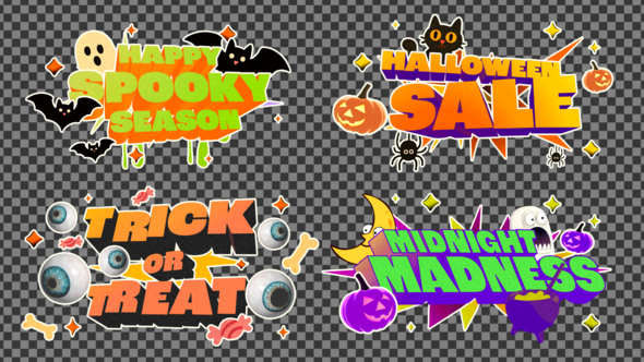 Videohive Halloween Titles 60424302 Titles template preview