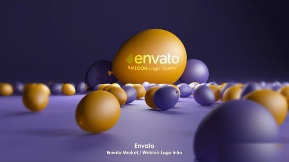 Videohive Balloon Logo Logo Stings template preview
