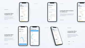 A3 - App Promo Video Displays template preview