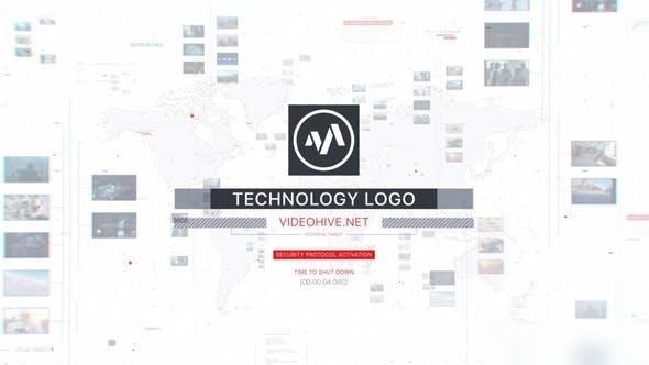 Videohive Technology Multiscreen Logo Logo Stings template preview