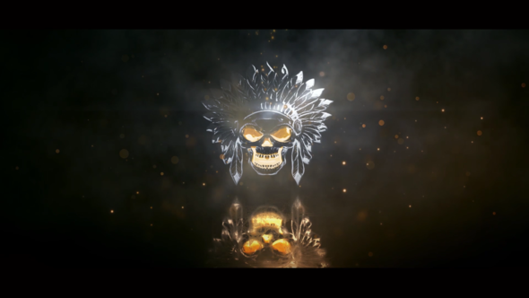 Videohive Metallic Light Logo Reveal Logo Stings template preview