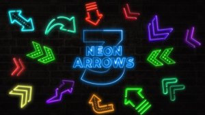 Videohive Animated Elements | Neon Arrows Part 3 Elements template preview