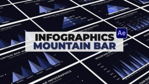 Videohive Infographics Mountain bar Infographics template preview