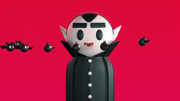 Videohive Halloween Cartoon Opener Logo Stings template preview