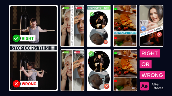 Videohive Right or Wrong Kit - Vertical Elements template preview
