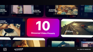 Videohive Showreel Typography Vol. 01 Video Displays template preview