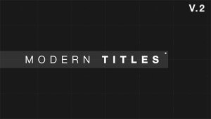 9 Modern Glitch Titles Video Displays template preview