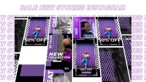 Videohive NEW Sale Stories Instagram Product Promo template preview