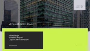Videohive Modern Business Promo 46106872 Openers template preview