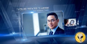 Crystal Corporate Present Video Displays template preview