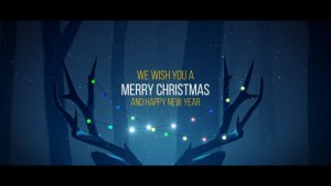 Videohive Christmas Deer 18928647 Openers template preview