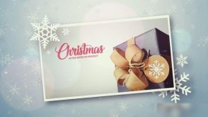 Videohive Christmas Photo Winter Slideshow Openers template preview