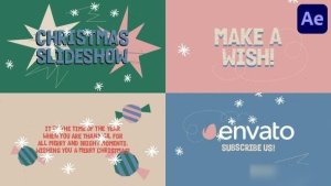 Videohive Hand Made Christmas Slideshow for After Effects Openers template preview