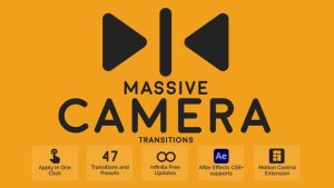 Videohive Massive Camera Transitions Elements template preview