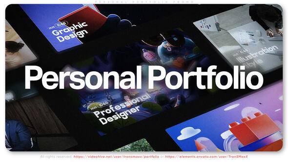 Videohive Personal Portfolio Promo Openers template preview