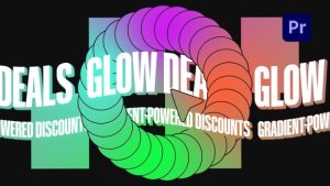 3D Gradient Promo Premiere Pro template preview