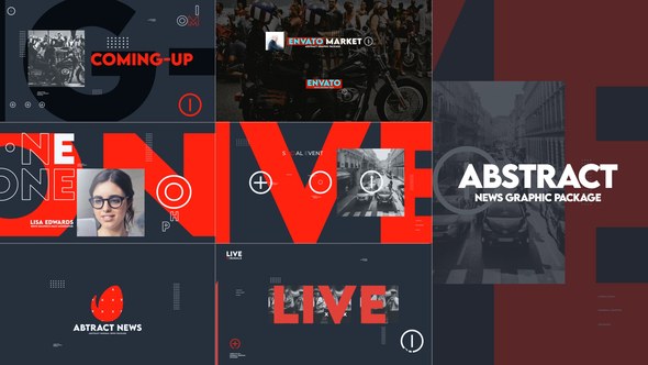 Videohive Abstract News Graphic Pack Broadcast-packages template preview