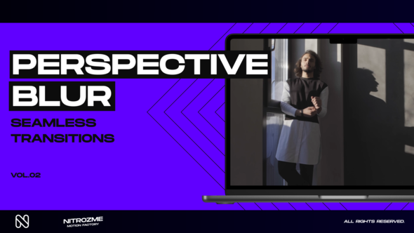 Videohive Perspective Blur Transitions Vol. 02 Elements template preview