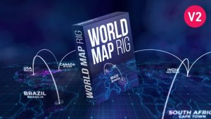 World Map Rig Video Displays template preview