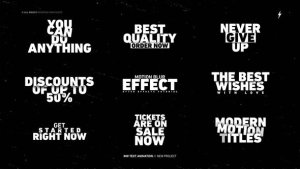 Videohive Text Animation || After Effects 52857503 Titles template preview