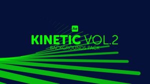 Videohive Kinetic Backgrounds 2 Elements template preview