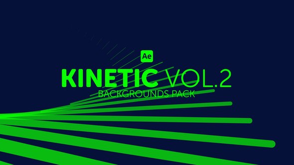Videohive Kinetic Backgrounds 2 Elements template preview