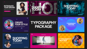 Videohive Slides Package Video Displays template preview