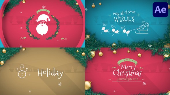 Videohive Christmas Santa Wishes for After Effects Titles template preview