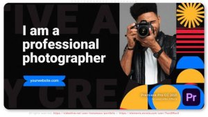 Photographer Portfolio Premiere Pro template preview