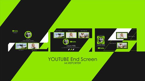 Videohive Youtube Channel End Screen Ver 5 Product Promo template preview