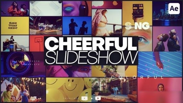 Videohive Cheerful Slideshow Openers template preview