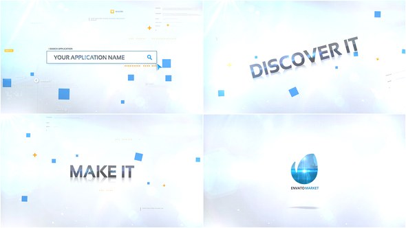 Videohive App Intro Logo Logo Stings template preview