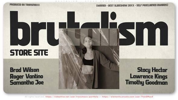Videohive Brutalism - Store Promotion Product Promo template preview