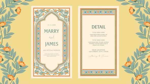 Videohive Indian Wedding Invitation Template Elements template preview