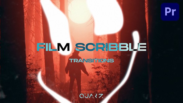 Film Scribble Transitions for Premiere Pro Premiere Pro template preview