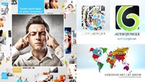 Videohive Mosaic Logo Sting Logo Stings template preview
