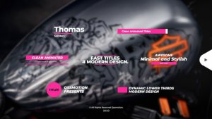 Videohive Clean Lower Thirds I Titles Titles template preview