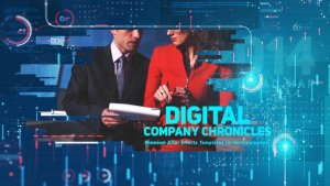 Videohive Digital Company Chronicles Video Displays template preview