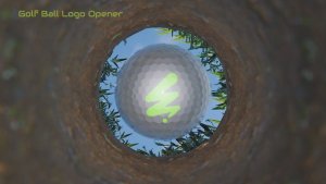 Videohive Golf Ball Logo Opener Openers template preview