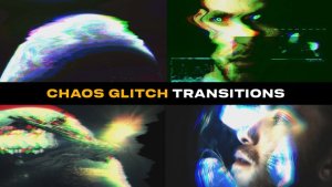 Videohive Chaos Glitch Transitions | After Effects Elements template preview